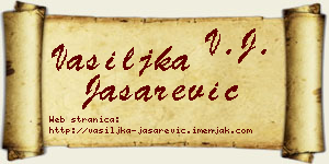 Vasiljka Jašarević vizit kartica